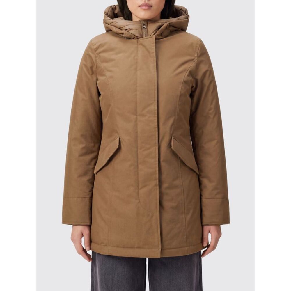 Woolrich Women Woolrich Arctic Cotton And Nylon Parka With Padded Hood